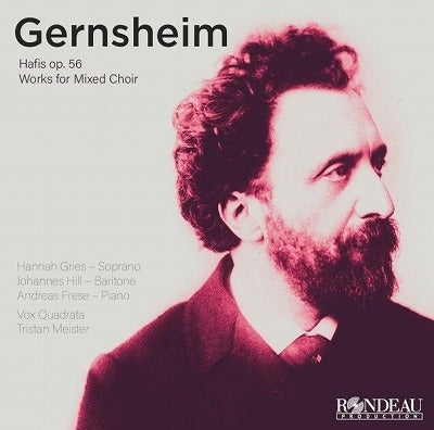 Gernsheim, Friedrich (1839-1916) - Hafis-works For Mixed Choir: T.meister / Vox Quadrata - Import CD