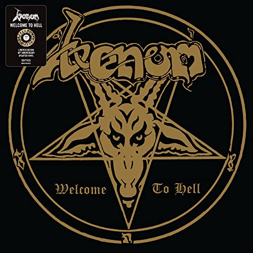 Venom (Rock) - Welcome To Hell (Gold & Black Splatter Vinyl) - Import Vinyl LP Record Limited Edition