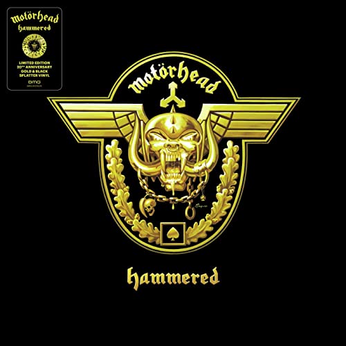 Motorhead - Hammered (20th Anniversary Edition)<Gold & Black Splatter Vinyl> - Import LP Record