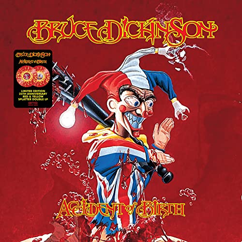 Bruce Dickinson - Accident Of Birth (25th Anniversary Edition)<Red & Yellow Splatter Double Vinyl> - Import LP Record Limited Edition