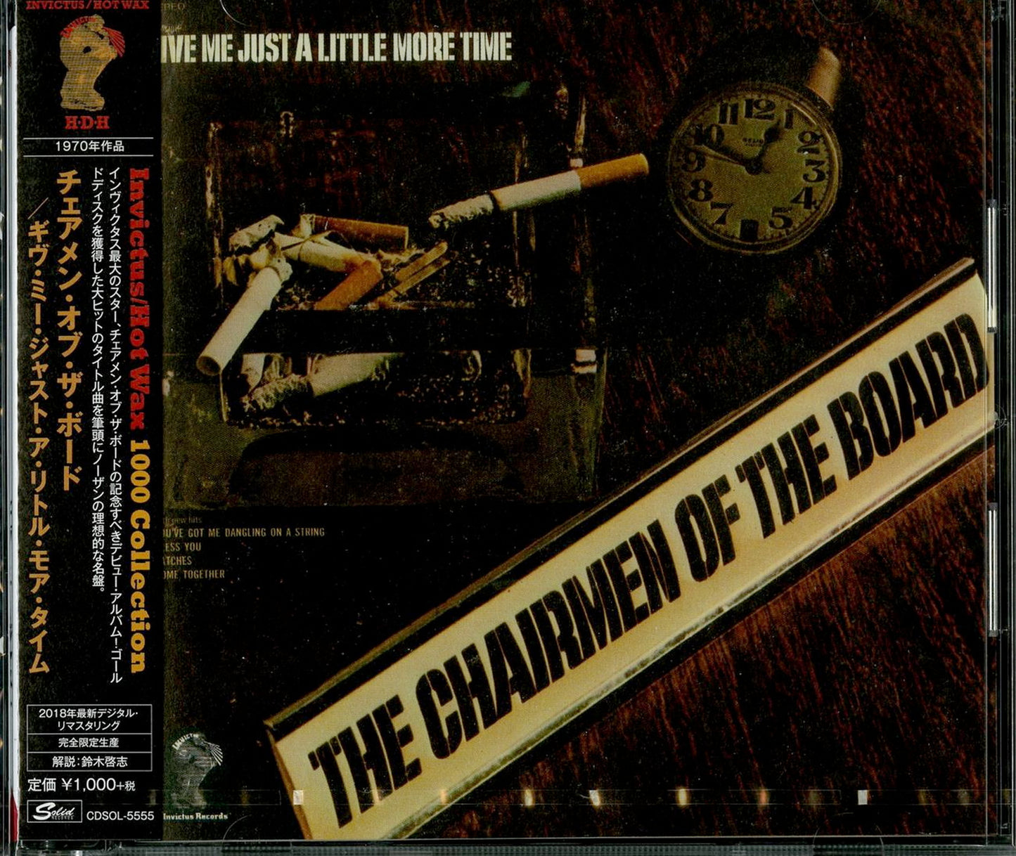 Chairmen Of The Board - Give Me Just A Little More Time - Japan CD Limited Edition