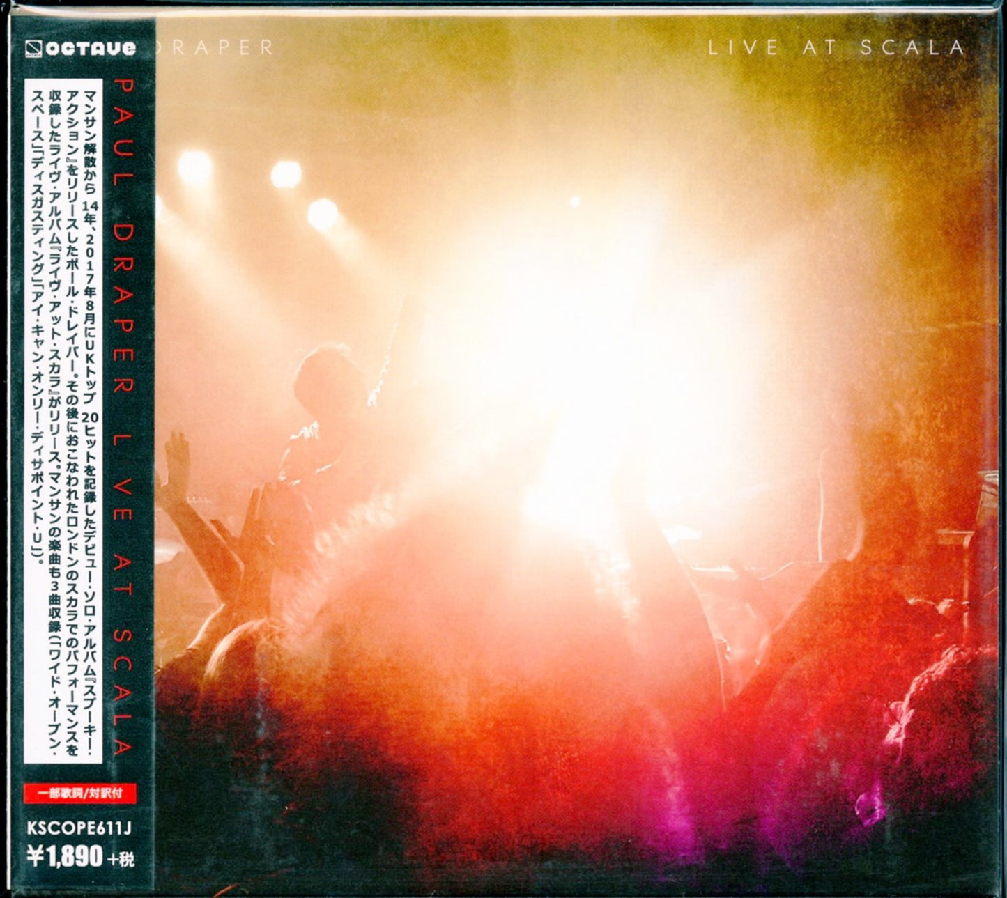 Paul Draper - Live At Scala - Import CD With Japan Obi