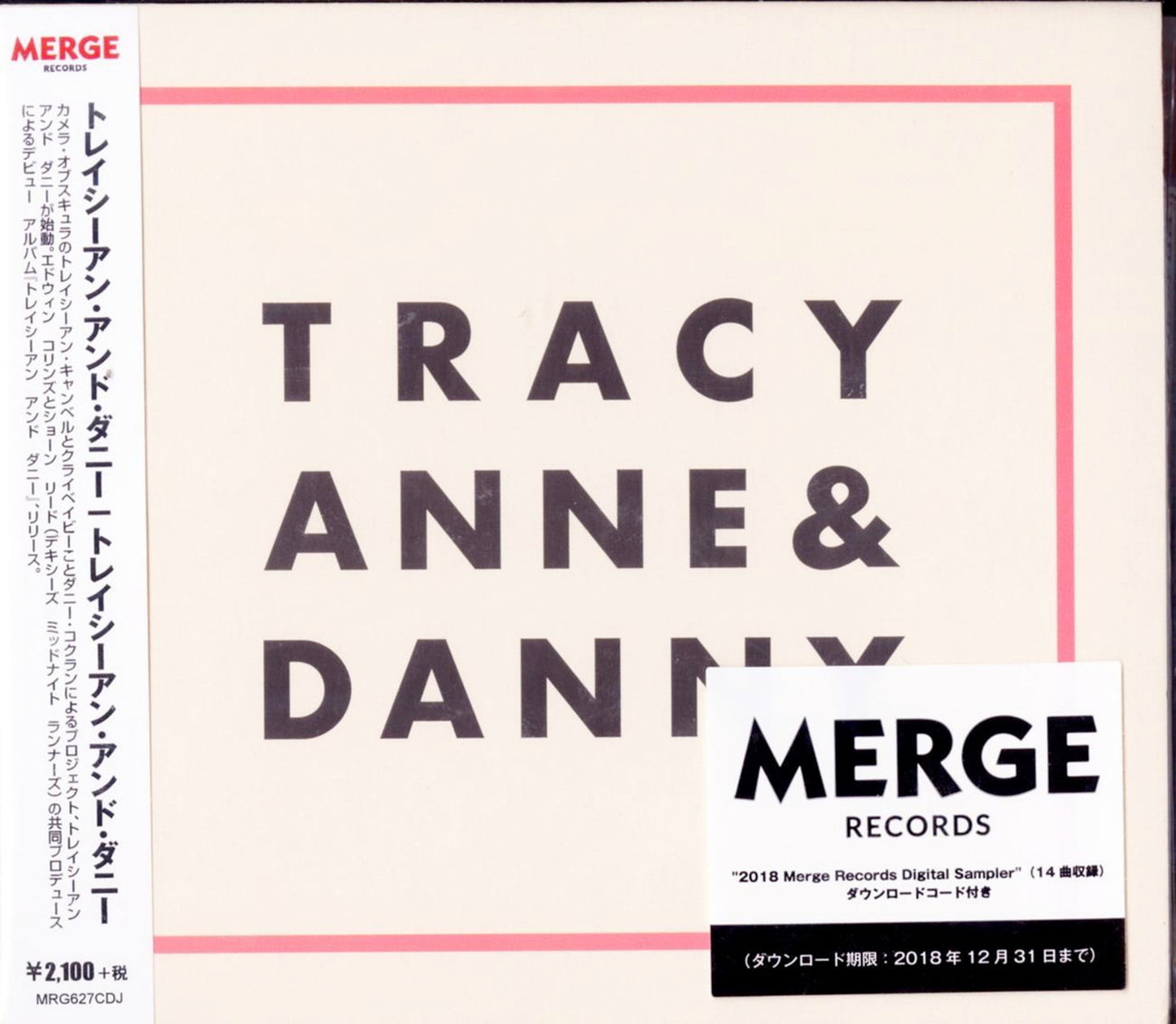 Tracyanne & Danny - S/T - Japan CD