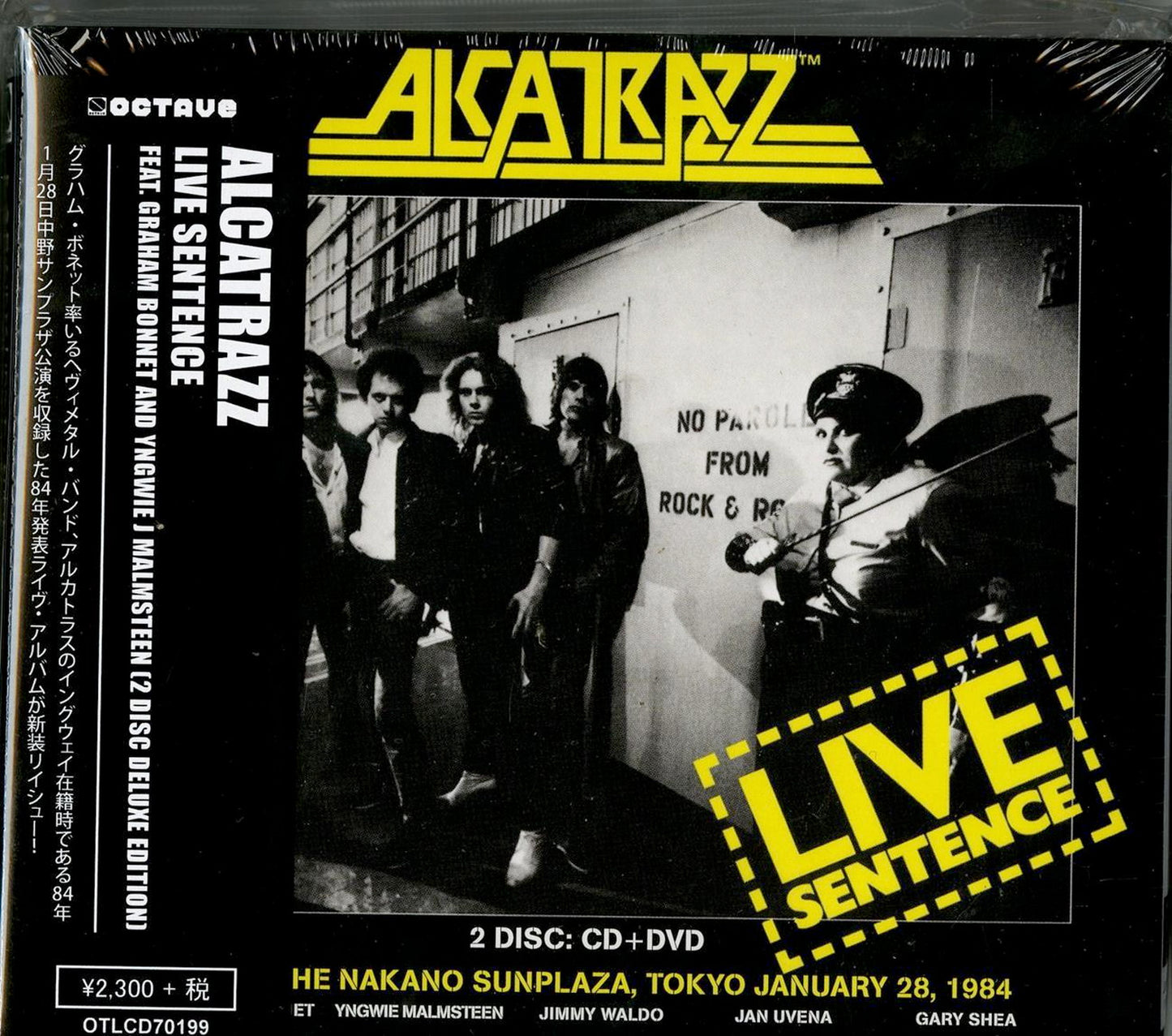 Alcatrazz - Live Sentence Feat. Graham Bonnet And Yngwie J Malmsteen - Import CD+DVD With Japan Obi Limited Edition