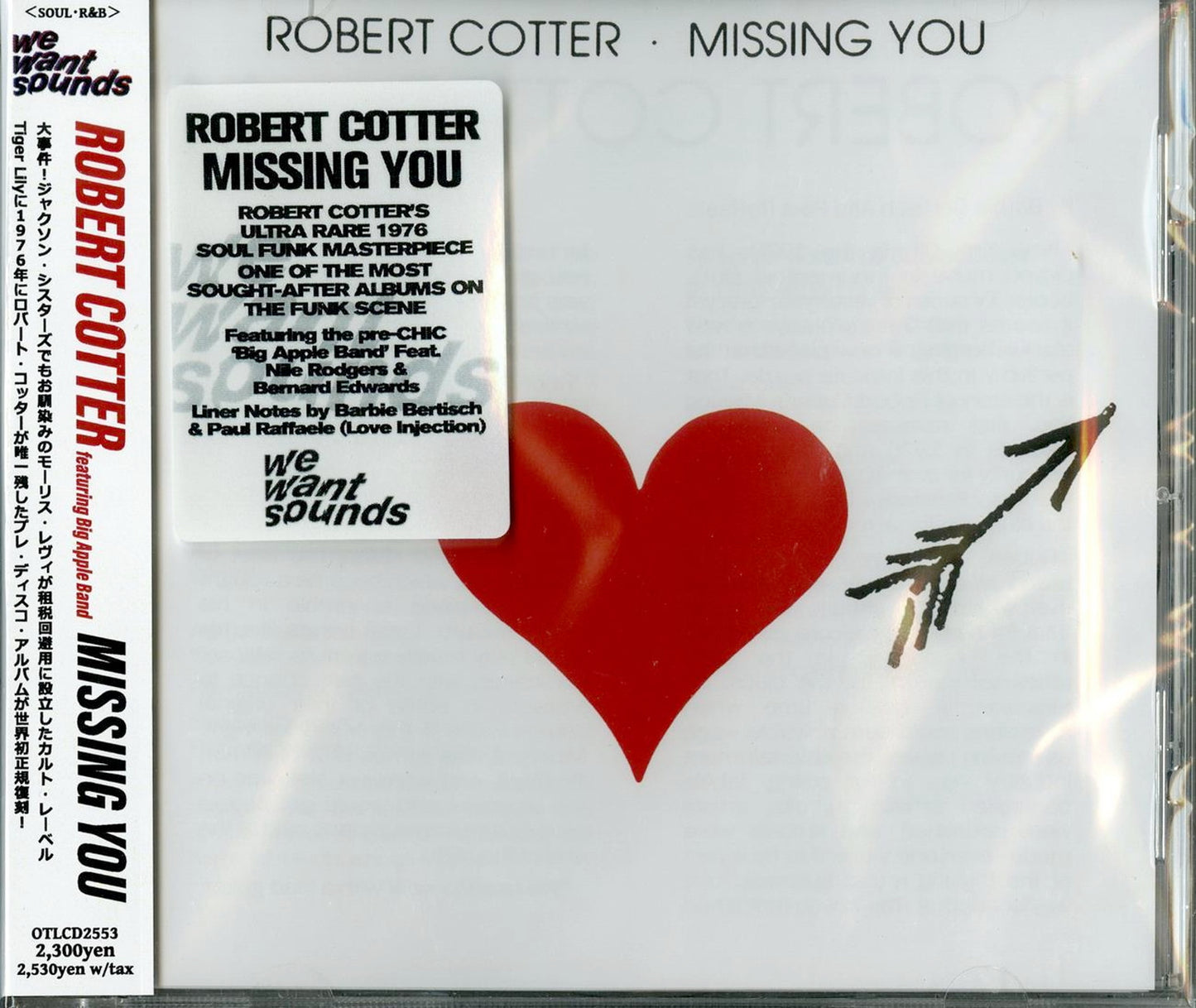 Robert Cotter - Missing You - Import CD