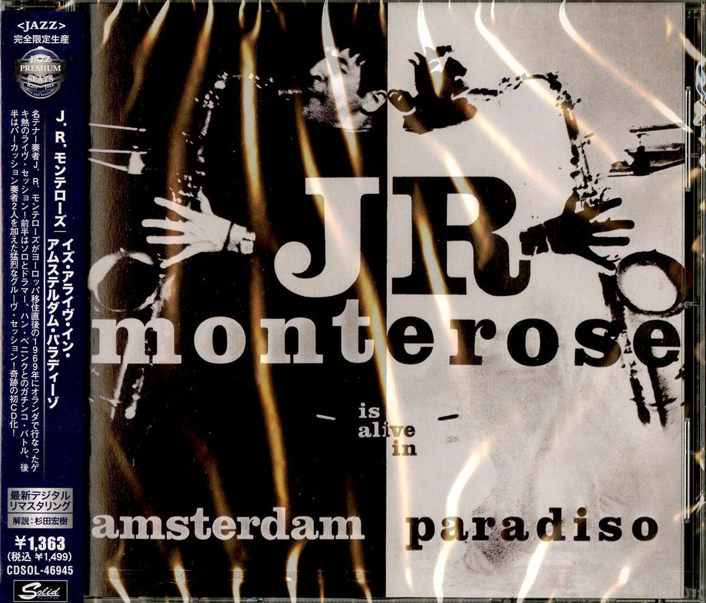 J.R.Monterose - Is Alive In Amsterdam Paradiso - Japan CD Limited Edition