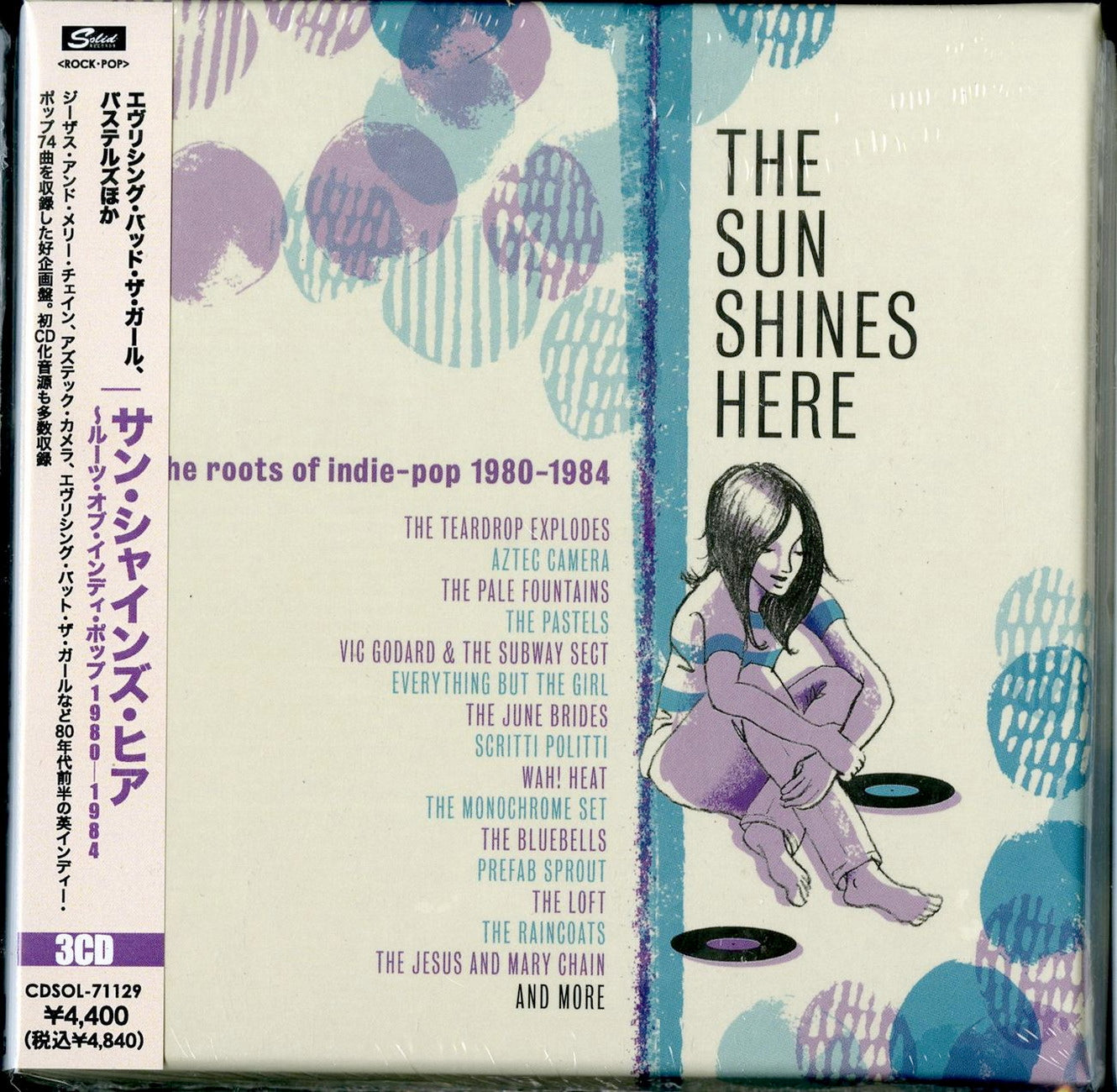 V.A. - The Sun Shines Here - The Roots Of Indie Pop 1980-1984 - Import 3 CD