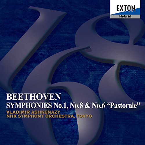 Symphonies Nos.1, 6, & 8: Ashkenazy / NHK Symphony Orchestra‐Beethoven (1770-1827) - Japan 2 SACD Hybrid