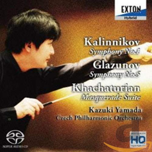 Kazuki Yamada (conductor) / Yokohama Sinfonietta - Kalinnikov: Symphony No. 1; Glazunov: Symphony No. 5; Khachaturian: Masquerade Suite - Japan 2 SACD Hybrid