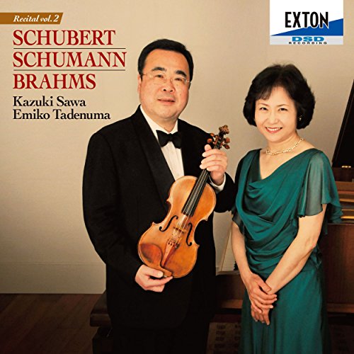 Schubert Arpeggione Sonata, Violin Sonatina No.3, Brahms Violin Sonata No.2, Schumann Sonata No.2 : Kazuki Sawa(Vn, Va)Emiko Tadenuma(P)(2CD)‐Schubert (1797-1828) - Japan 2 CD