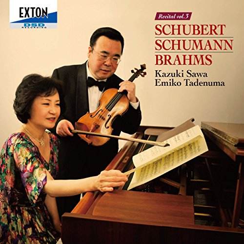 Brahms Violin Sonata No.1, Viola Sonata No.1, Schubert, Schumann : Kazuki Sawa(Vn, Va)Emiko Tadenuma(P)(2CD)‐Brahms (1833-1897) - Japan 2 CD