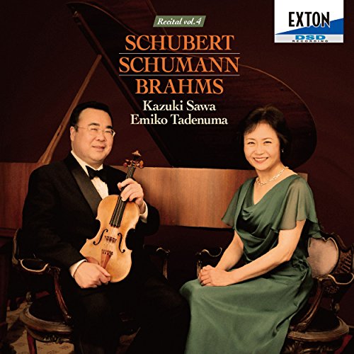 Schumann Violin Sonata No.1, Romances, Brahms Viola Sonata No.2, Schubert : Kazuki Sawa(Vn, Va)Emiko Tadenuma(P)‐Schumann, Robert (1810-1856) - Japan CD