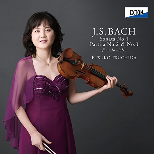 Etsuko Tsuchida - J.S. Bach Sonata No.1 Partita No.2 & No.3 For Solo Violin - Japan CD