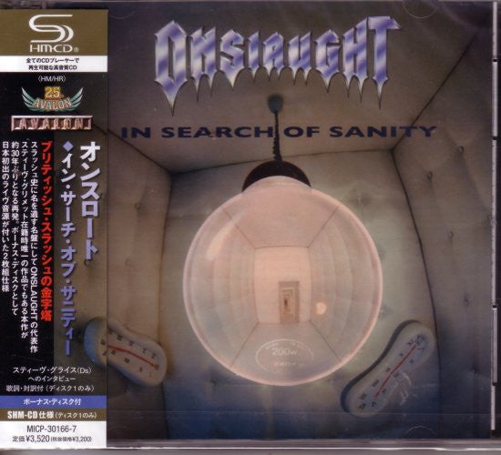 Onslaught - In Search Of Sanity+CD - Japan SHM-CD