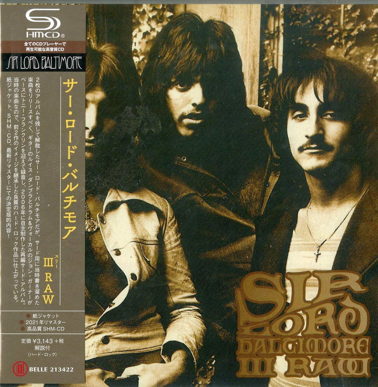 Sir Lord Baltimore - Iii Raw - Japan Mini LP SHM-CD
