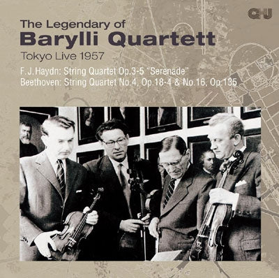 String Quartet, 4, 16, : Barylli Q +hoffstetter(Haydn)(1957 Tokyo)‐Beethoven (1770-1827) - Japan CD