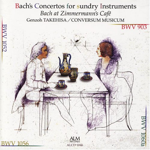 Harpsichord Concerto.1,5:Takehisa(cemb)Conversum Musicum+ob&vn Concert‐Bach (1685-1750) - Japan CD