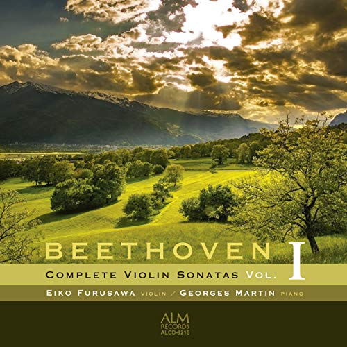 Complete Violin Sonatas Vol.1 : Eiko Furusawa (Vn)Georges Martin(P)‐Beethoven (1770-1827) - Japan CD