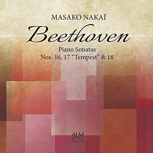 Piano Sonatas Nos.16, 17, 18 : Masako Nakai‐Beethoven (1770-1827) - Japan CD