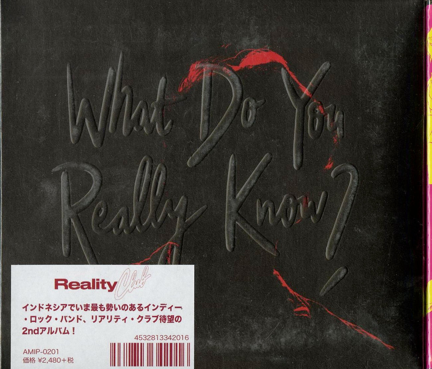 Reality Club - What Do You Really Know? - Import Mini LP CD With Japan Obi