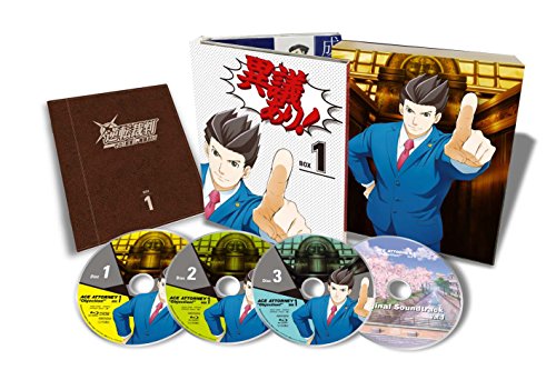 Animation - Ace Attorney (Gyakuten Saiban - Sono "Shinjitsu," Igiari! -) Blu-ray Box Vol.1 - Japan3Blu-ray Disc+CD