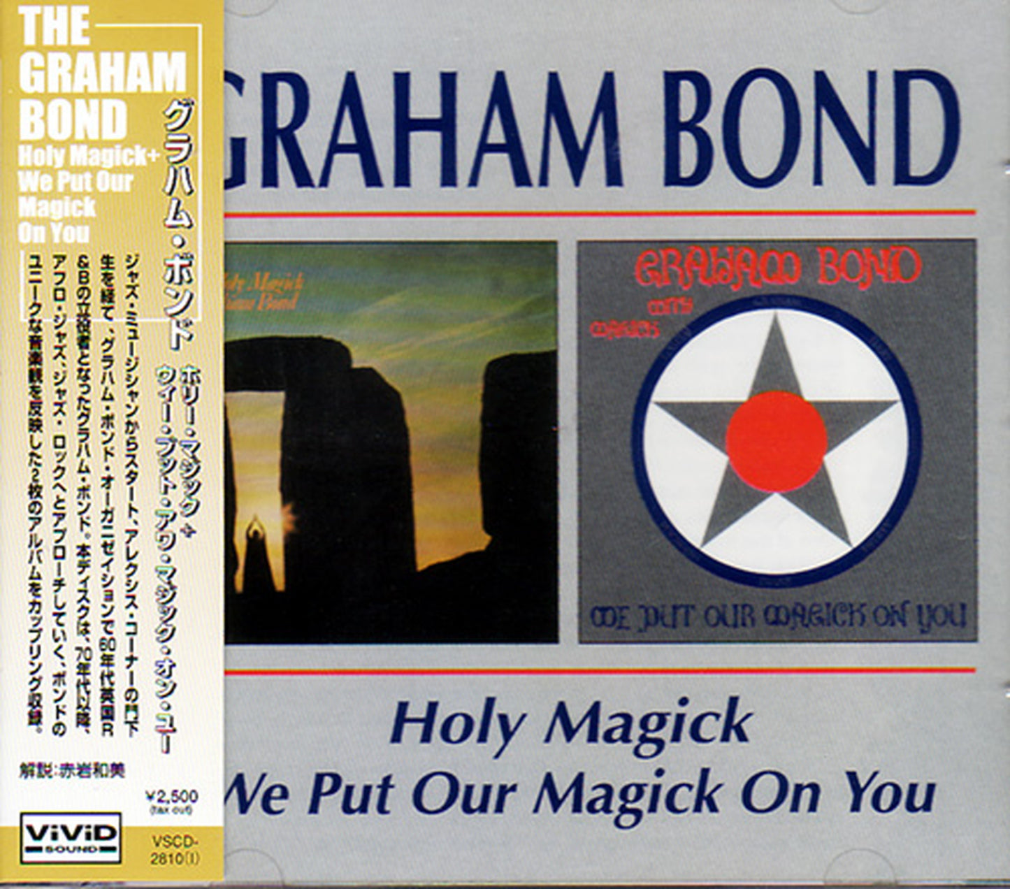 Graham Bond - Holy Magick + We Put Our Magick On You - Japan CD