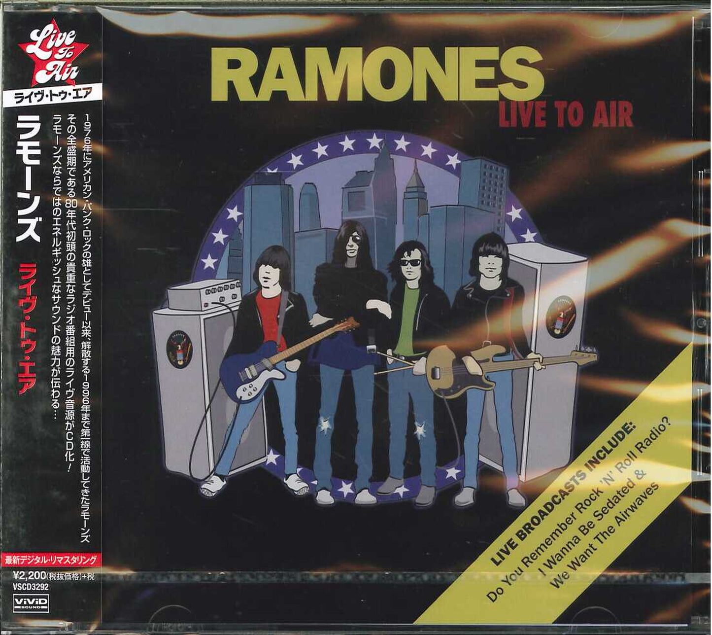 Ramones - Live To Air - Japan CD