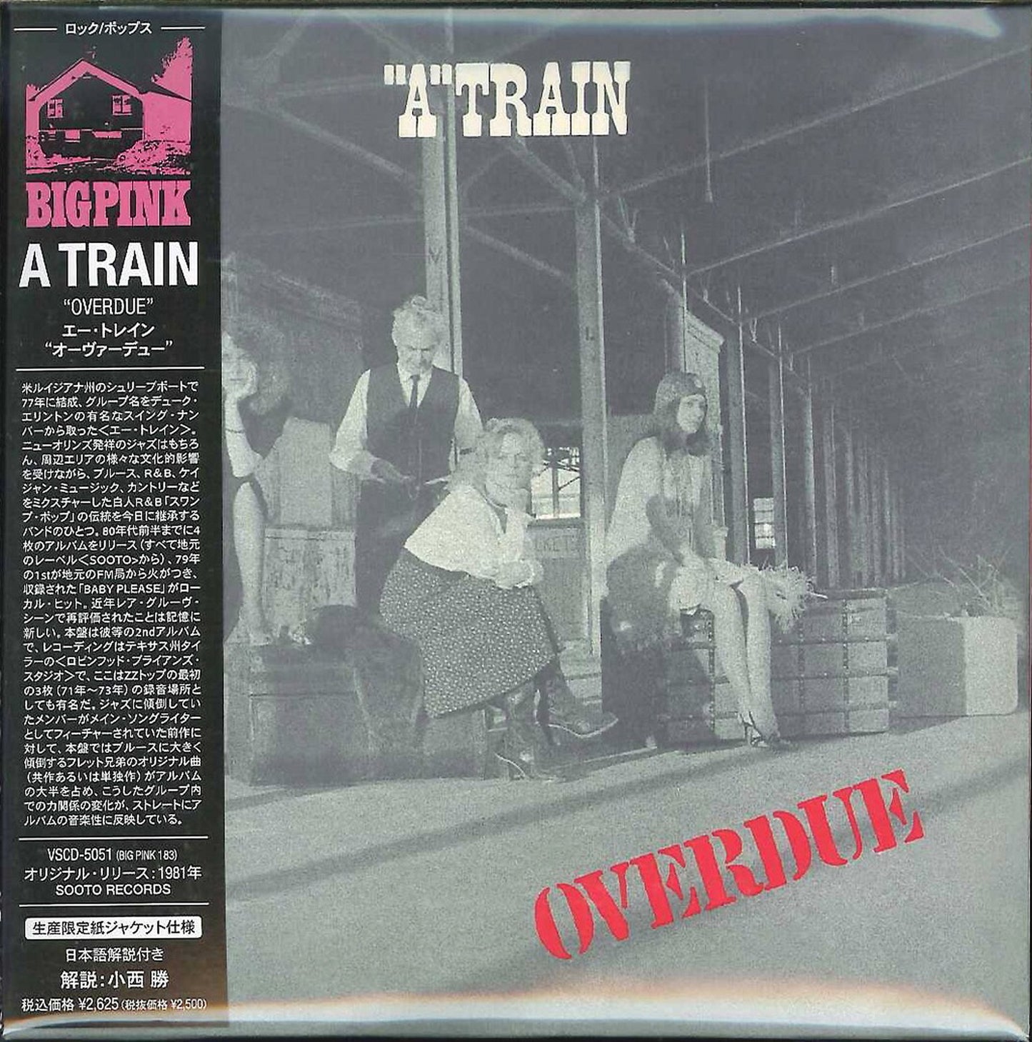 A Train - Overdue - Mini LP CD Limited Edition