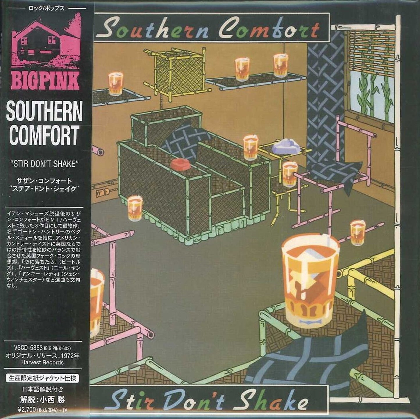 Southern Comfort - Stir Don'T Shake - Import Mini LP CD With Japan Obi Limited Edition