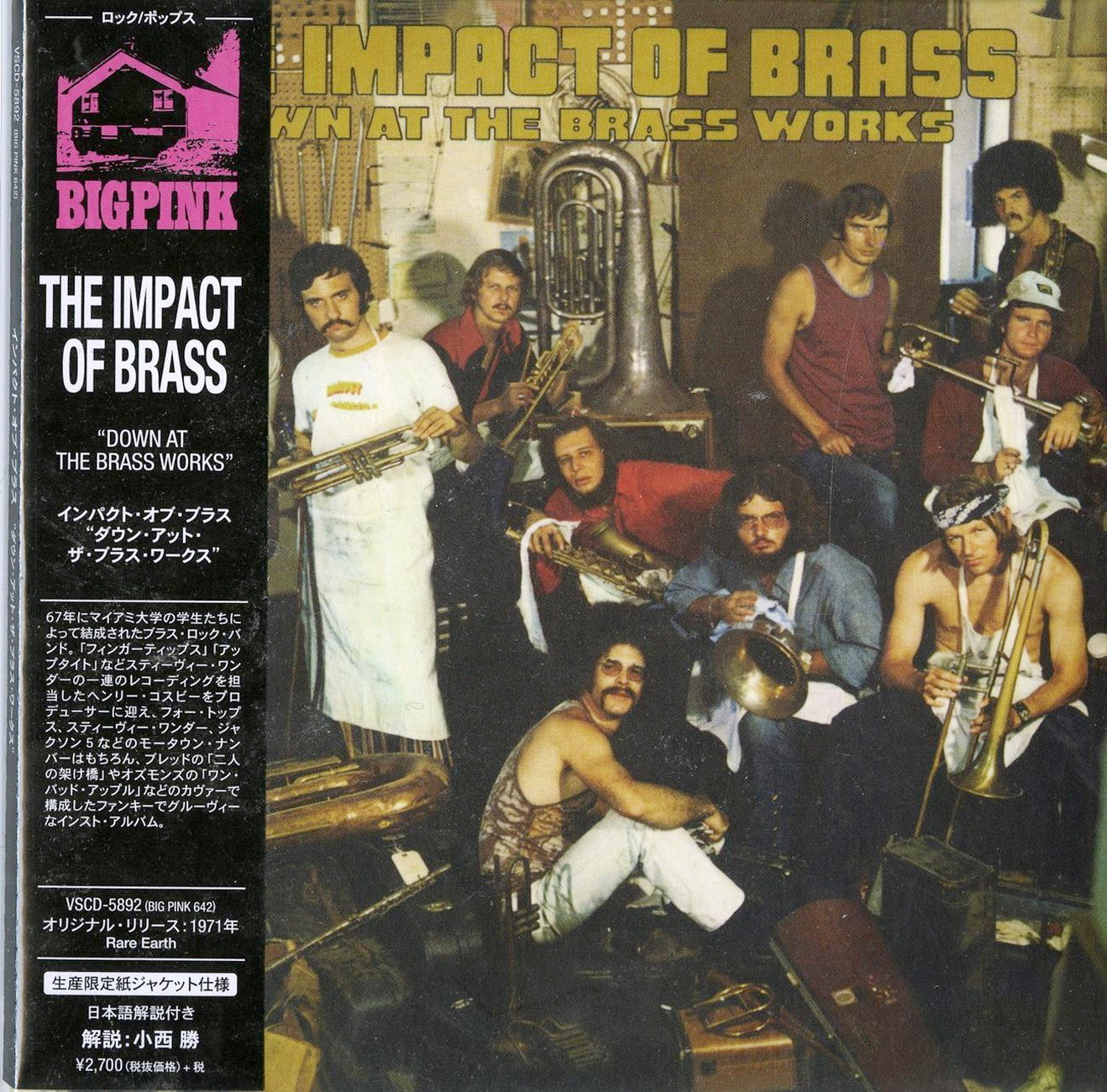Impact Of Brass - Down At The Brass Works - Import Mini LP CD Limited Edition