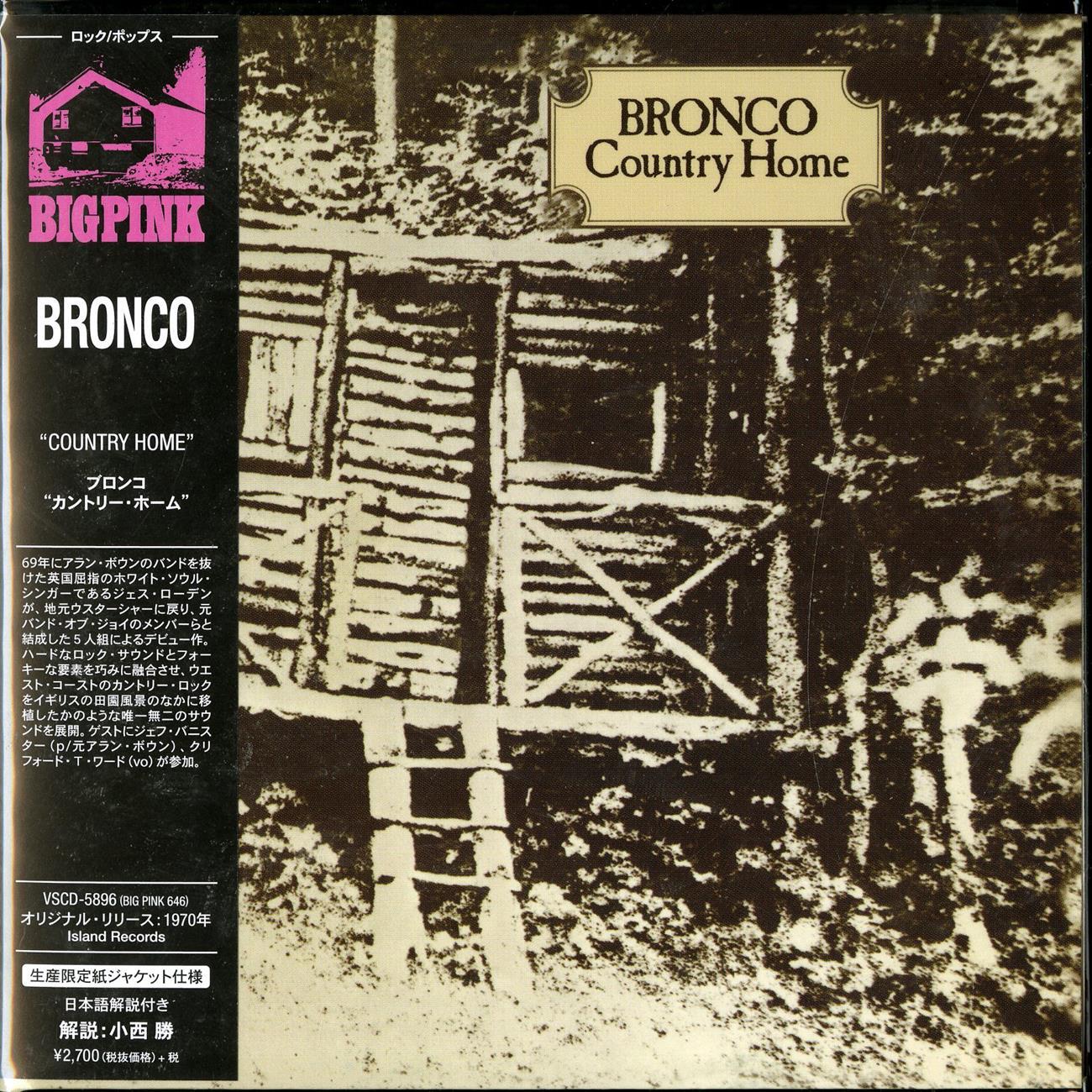 Bronco - Country Home - Import Mini LP CD Limited Edition