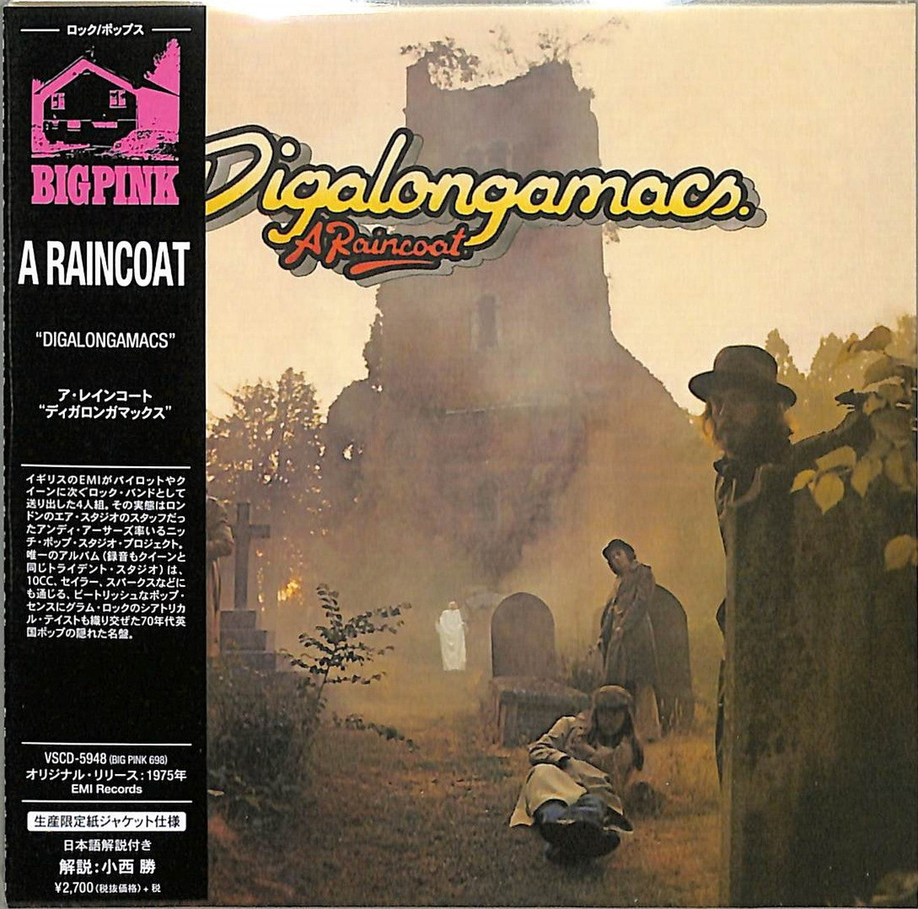 A Raincoat - Digalongamacs - Import Mini LP CD Limited Edition