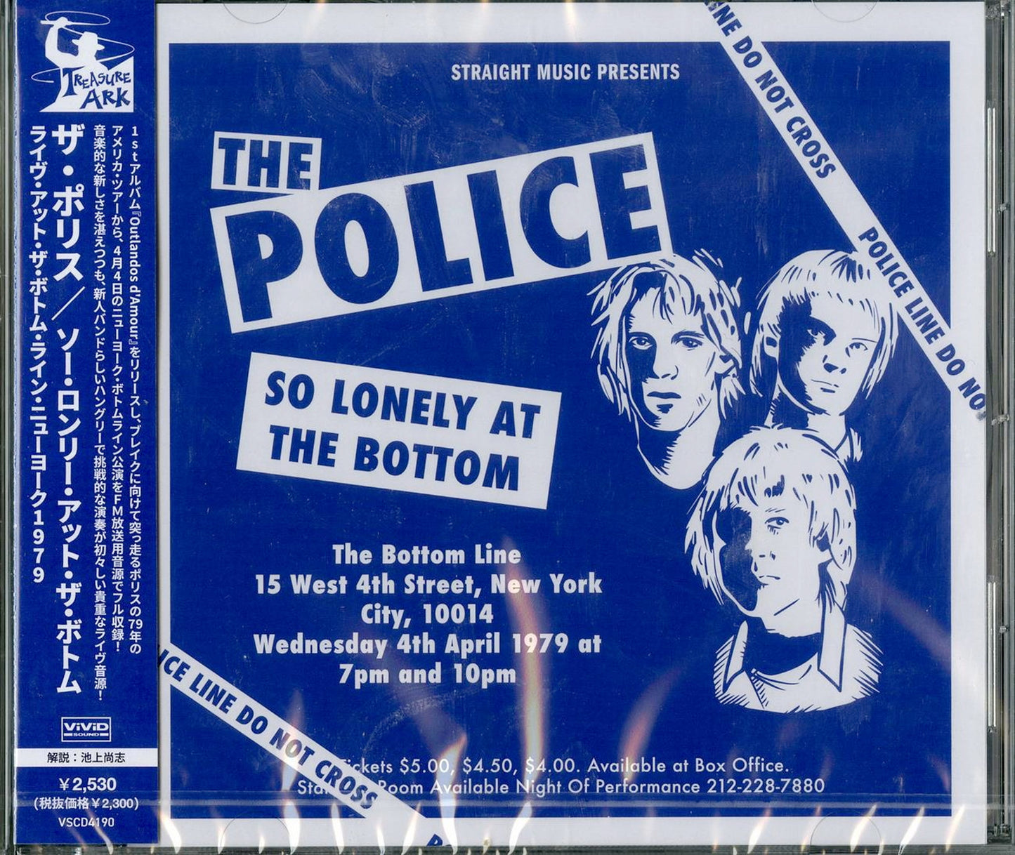 The Police - So Lonely At The Bottom - Live At Bottom Line. New York 1976 - Import CD