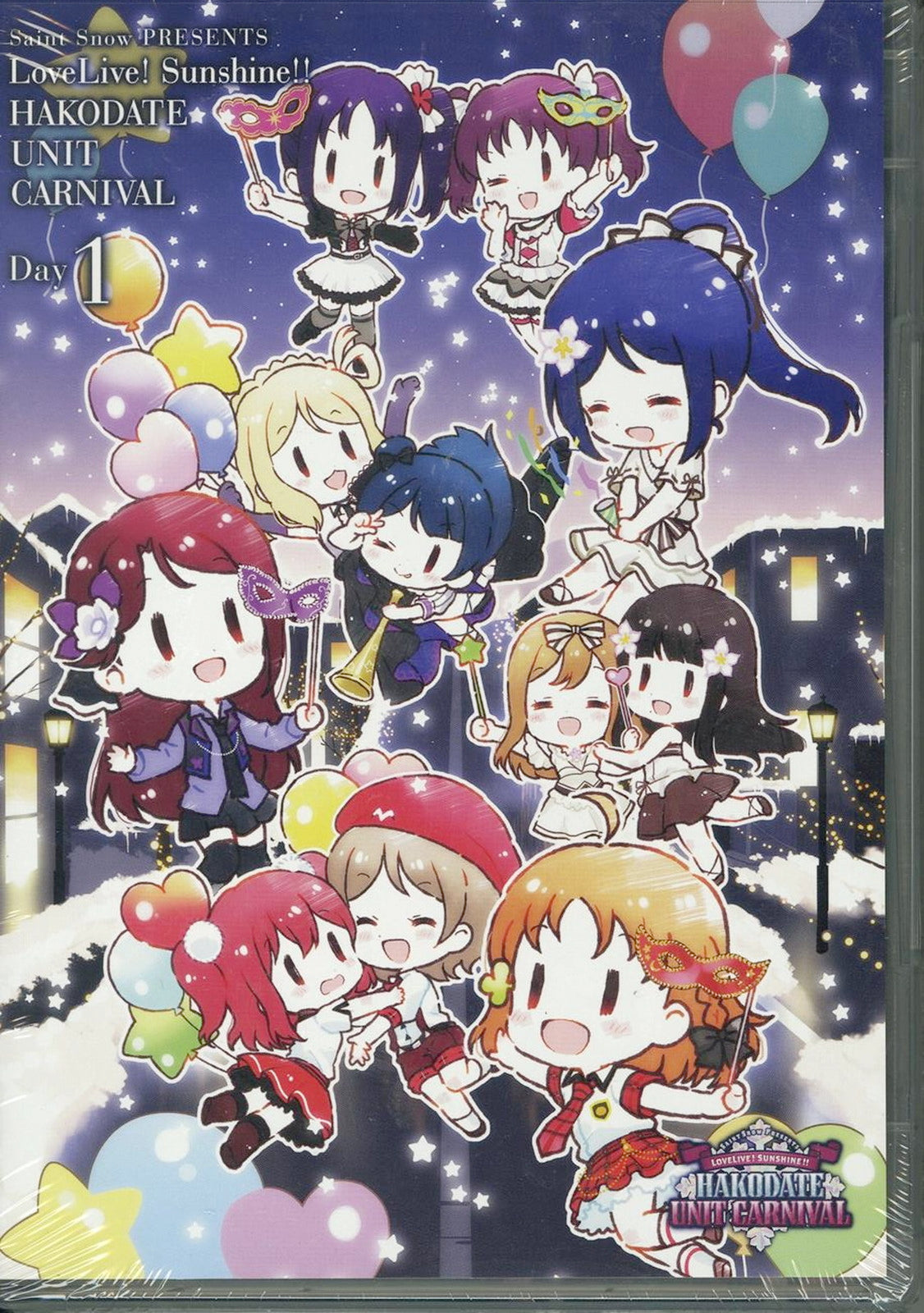 Saint Snow, CYaRon!, AZALEA, Guilty Kiss - Saint Snow Presents Lovelive! Sunshine!! Hakodate Unit Carnival DVD Day1 - Japan DVD