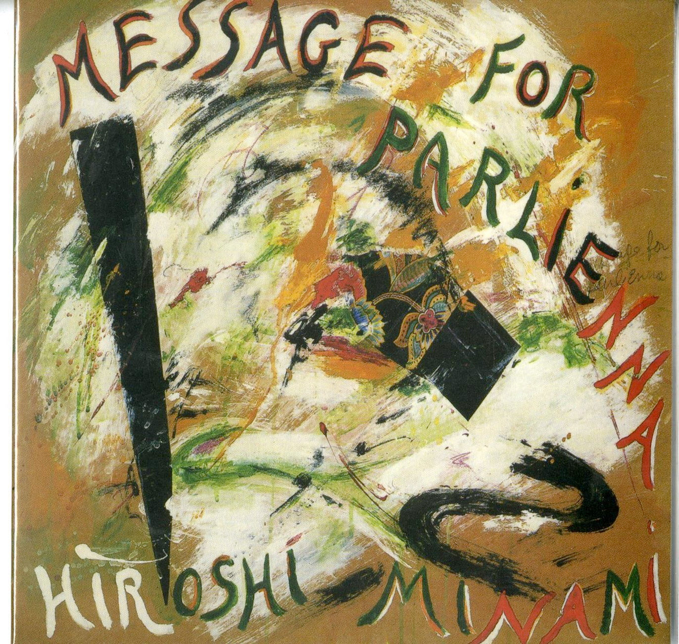 Hiroshi Minami - Message For Parlienna - Japan CD