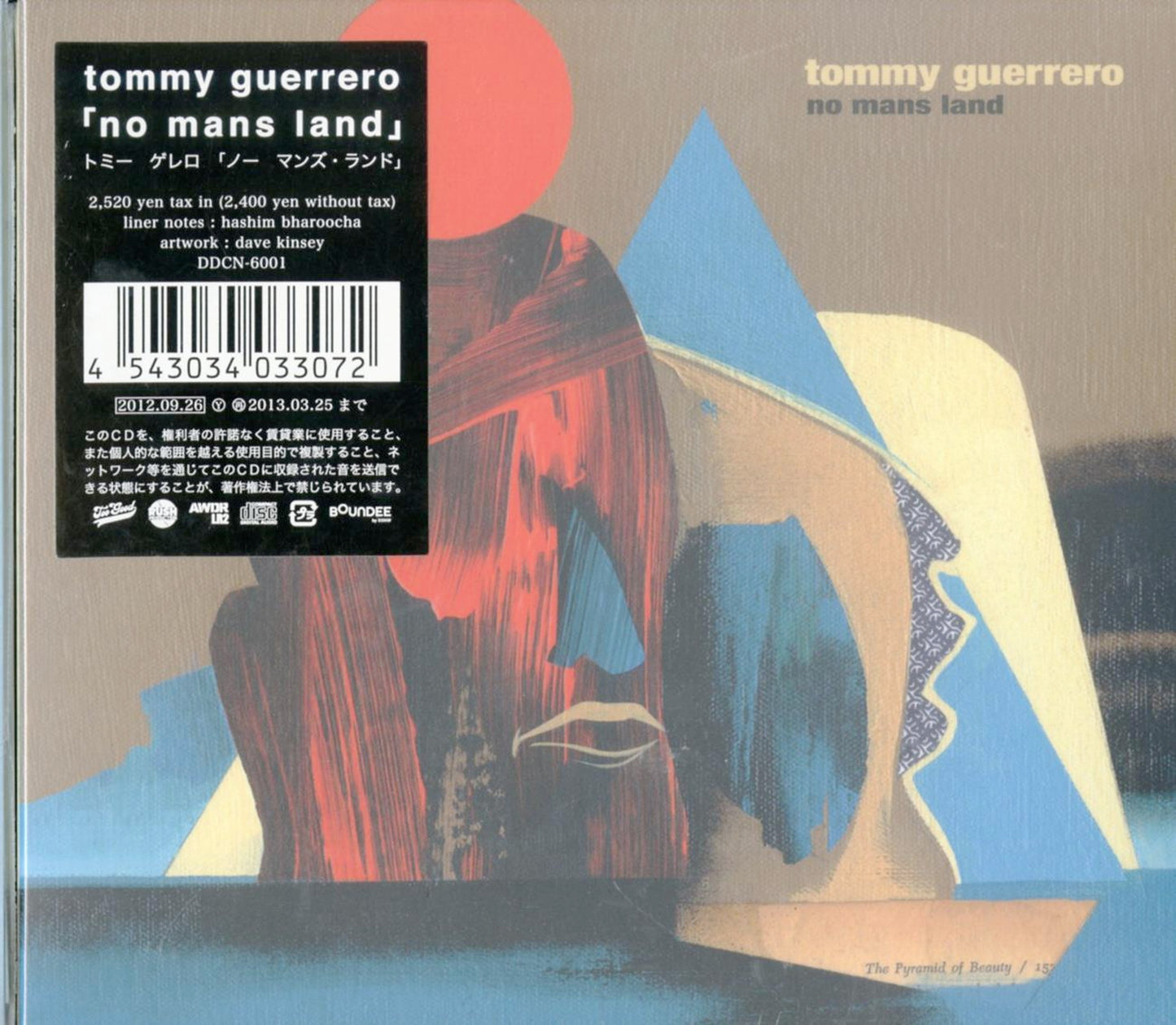 Tommy Guerrero - No Mans Land - Japan CD