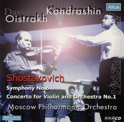 Shostakovich, Dmitri (1906-1975) - Sym.6 / Violin Concerto.1: Oistrakh, Kondrashin / Moscow.po ('67.4.18 & 4) - Import CD