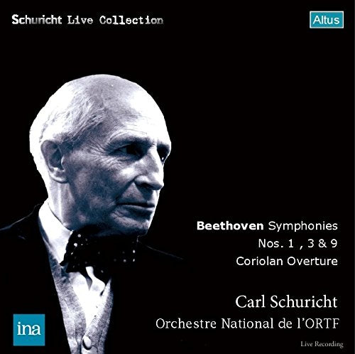Beethoven (1770-1827) - Symphonies Nos.1, 3, 9 : Carl Schuricht / French National Radio Orchestra & Choir, etc (1959-1965 Stereo)(2CD) - Import 2 CD