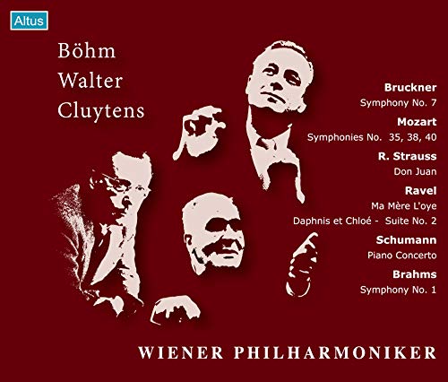 Carl Baum, Bruno Walter, Andre Cluytens, Vienna Philharmonic Orchestra, Wilhelm Backhaus. - Vienna Philharmonic ORF Great Recordings -Karl Bohm, Bruno Walter, Andre Cluytens (4CD) - Import 4 CD