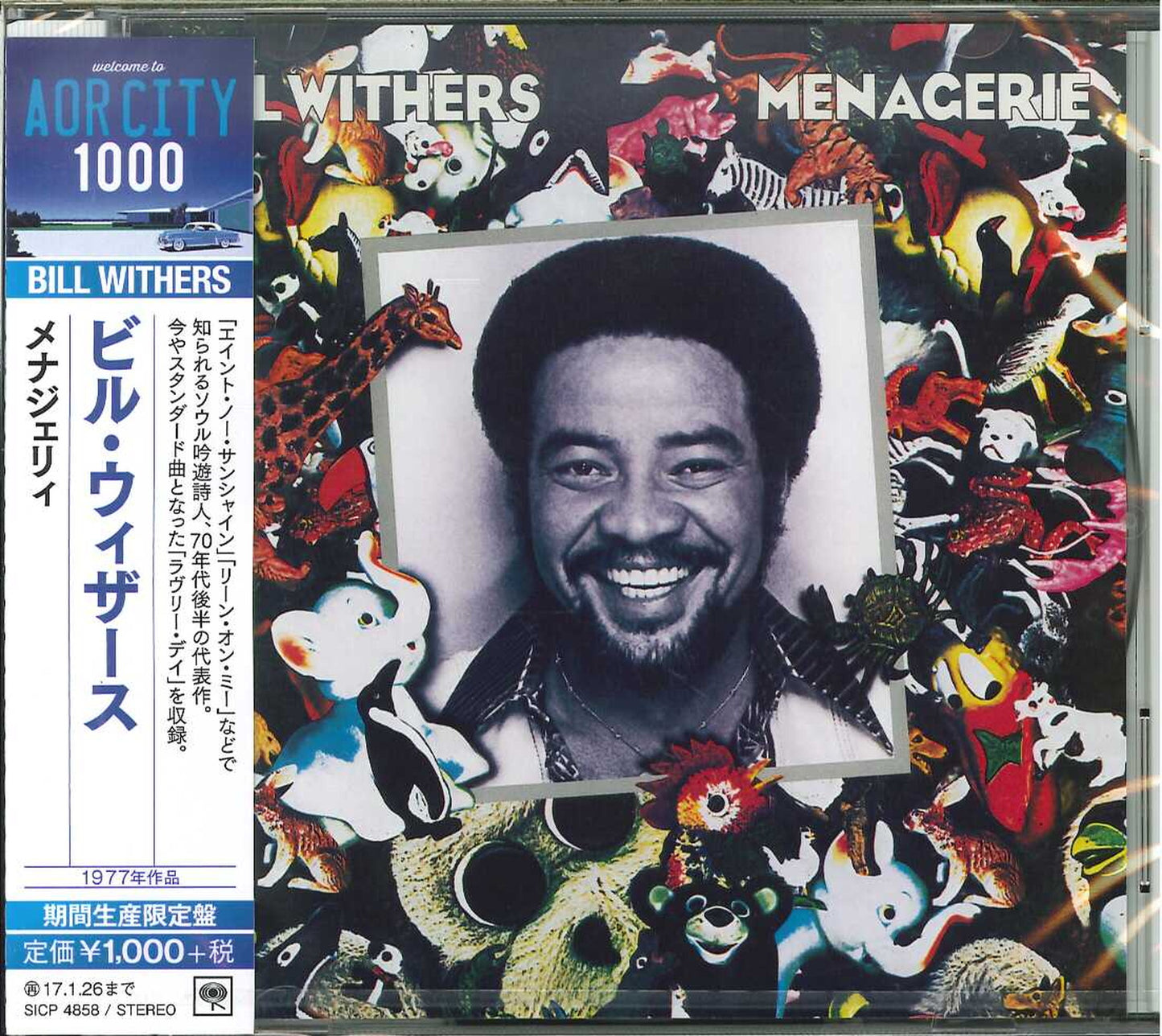 Bill Withers - Menagerie (Release year: 2016) - Japan CD