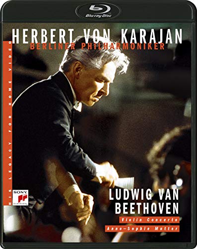 Anne-Sophie Mutter (violin), Herbert von Karajan (conductor), et.al - Violin Concerto : Anne-Sophie Mutter(Vn)Herbert von Karajan / Berlin Philharmonic (1984) - Japan Blu-ray Disc