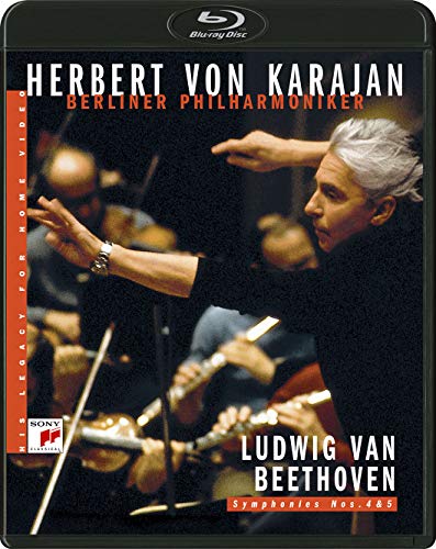 Herbert von Karajan (conductor) - Symphonies Nos.4, 5 : Herbert von Karajan / Berlin Philharmonic (1982, 1983) - Japan Blu-ray Disc