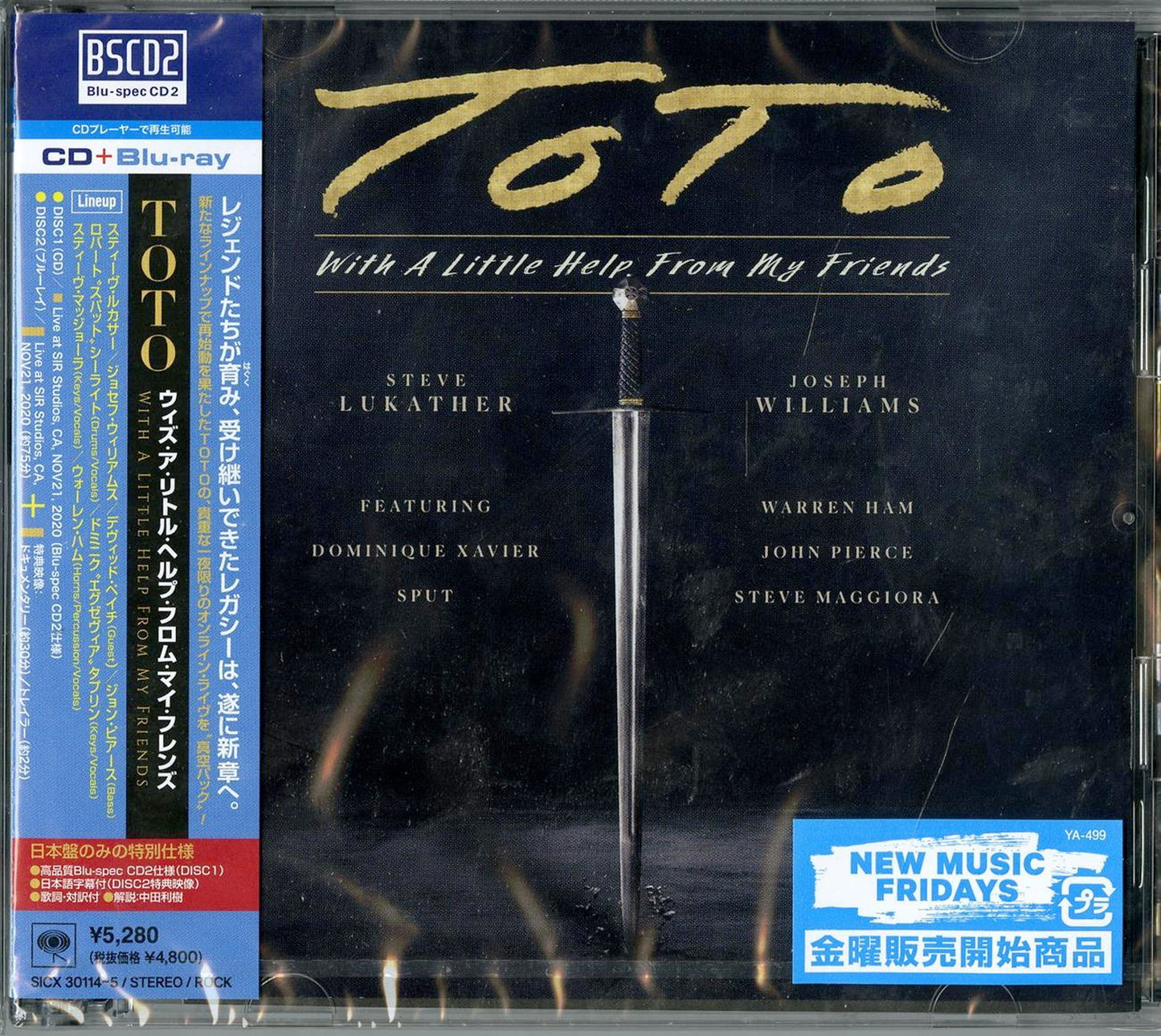 Toto - With A Little Help From My Friends - Japan Blu-spec CD2+Blu-ray