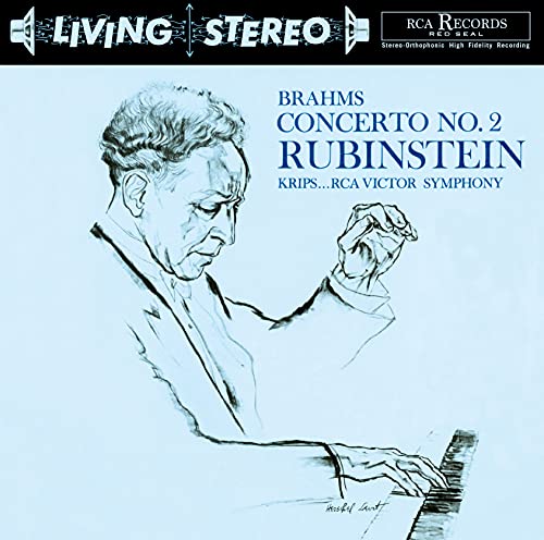 Brahms Piano Concerto No.2(1958), Grieg Piano Concerto(1956): Rubinstein(P)Krips / Wallenstein / RCA Victor So‐Brahms (1833-1897) - Japan CD
