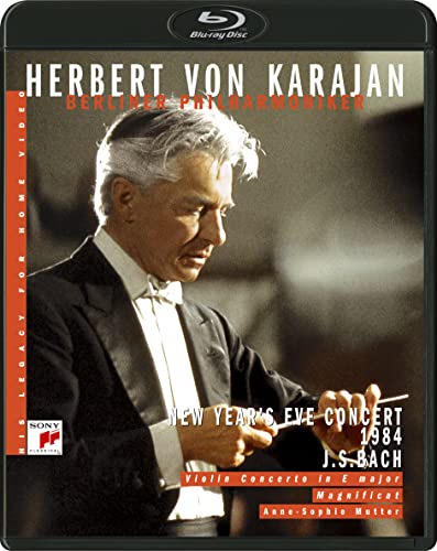 Bach (1685-1750) - Magnificat, Violin Concerto No.2 : Anne-Sophie Mutter(Vn)Herbert von Karajan / Berlin Philharmonic (Silvester Concert 1984) - Japan Blu-ray Disc