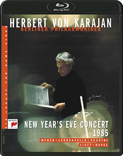 Karajan, Herbert Von (1908-1989) - Herbert von Karajan / Berlin Philharmonic : Silvester Concert 1985 -Weber, Leoncavallo, Puccini, Liszt, Ravel - Japan Blu-ray Disc