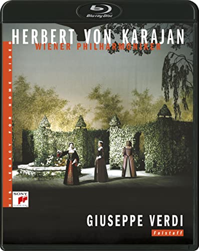 Verdi (1813-1901) - Falstaff : Herbert von Karajan / Vienna Philharmonic, Taddei, Kabaivanska, Panerai, Perry, Araiza, etc (1982 Stereo) - Japan Blu-ray Disc