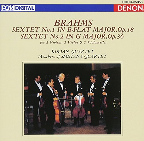 Kocian Quartet.Smetana Quartet Members - Brahms: String Sextets Nos.1. 2 - Japan HQCD
