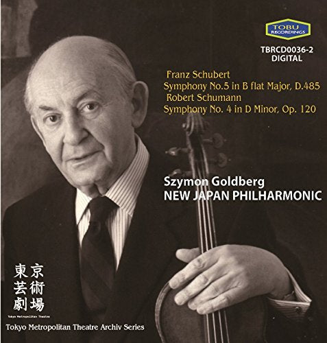 Szymon Goldberg - Schubert, Symphony #5. Schumann, Symphony #4 (Goldberg) - Japan CD