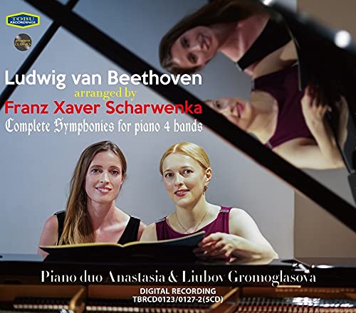 Complete Symphonies for Piano four hands : Piano duo Anastasia & Liubov Gromoglasova (5CD)‐Beethoven (1770-1827) - Japan 5 CD